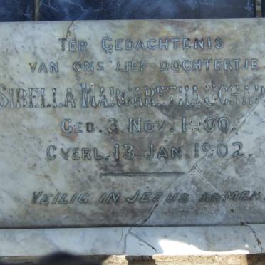 SCHABORT Sibella Margaretha 1900-1902