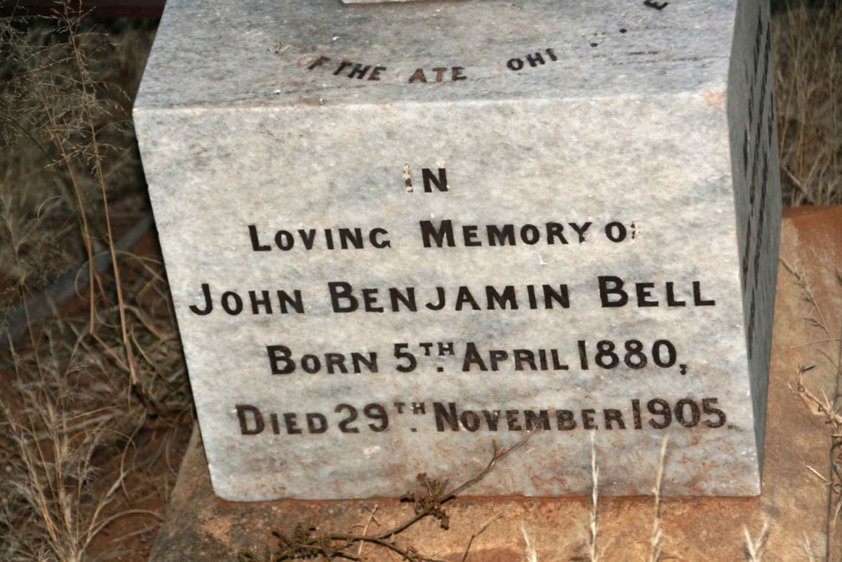 BELL John Benjamin 1880-1905