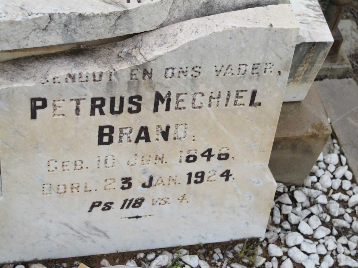BRAND Petrus Mechiel 1846-1924