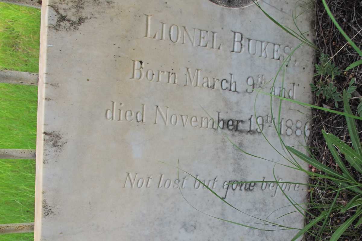 BUKESS Lionel 1886-1886