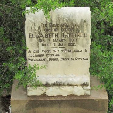 COETZEE Elizabeth 1913-1932