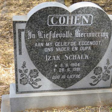 COHEN Izak Schalk 1904-1981