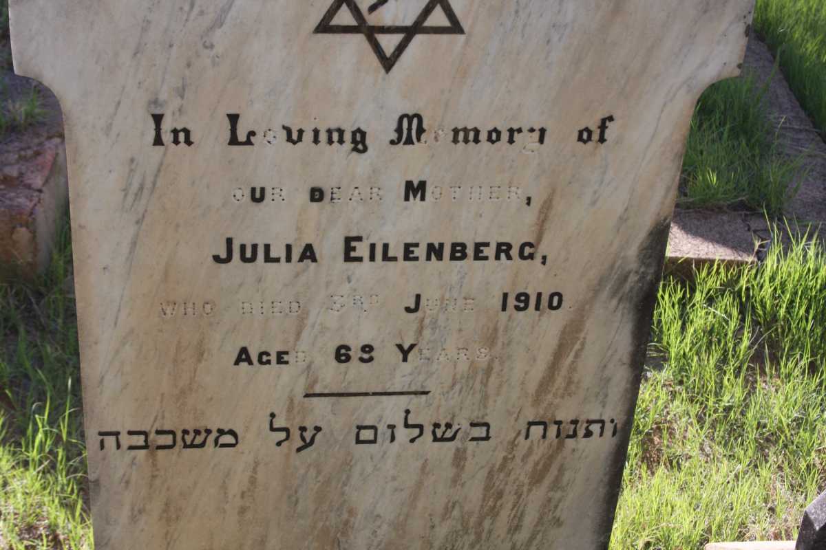EILENBERG Julia -1910