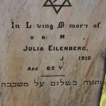 EILENBERG Julia -1910