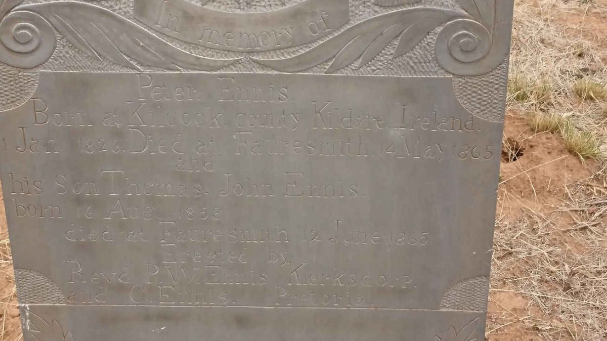 ENNIS Peter 1826-1865 :: ENNIS Thomas John 1858-1865