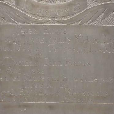 ENNIS Peter 1826-1865 :: ENNIS Thomas John 1858-1865