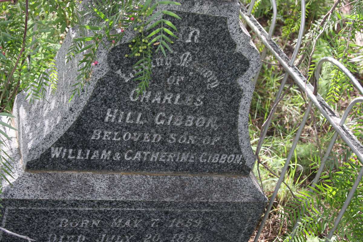 GIBBON Charles Hill 1859-1898