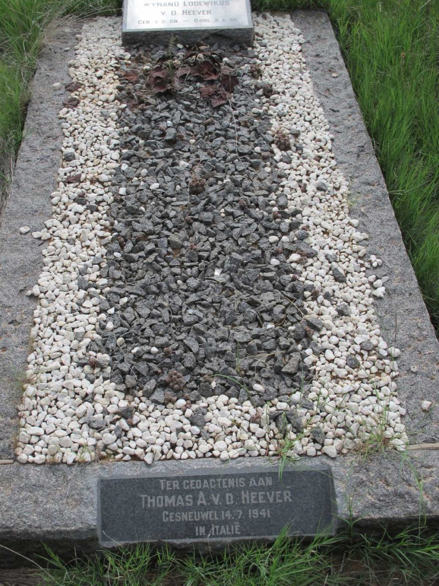 HEEVER Wynand Lodewikis, v.d. 1928-1936 :: v.d. HEEVER Thomas A., v.d. -1941