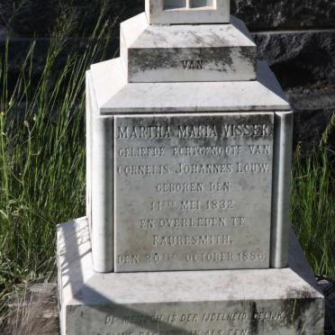 LOUW Martha Maria nee VISSER 1832-1886