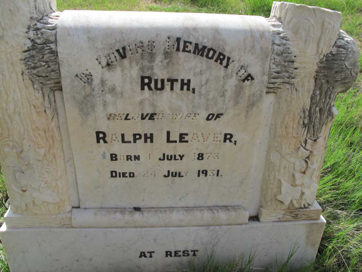 LEAVER Ruth 1878-1931