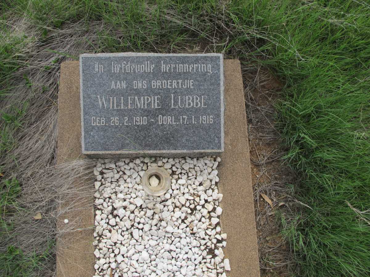 LUBBE Willempie 1910-1916