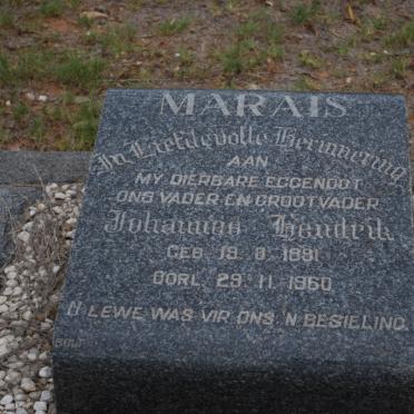 MARAIS Johannes Hendrik 1891-1960