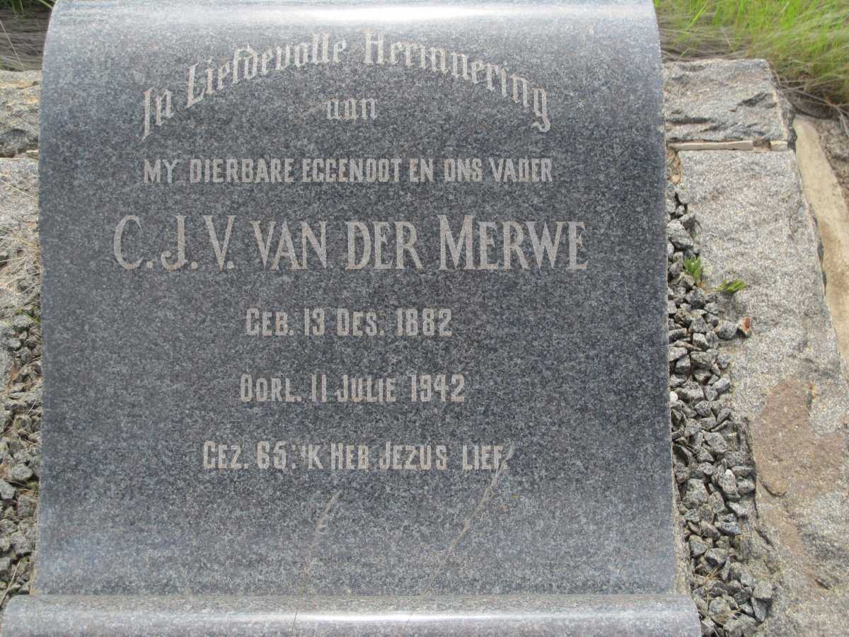MERWE C.J.V., v.d. 1882-1942