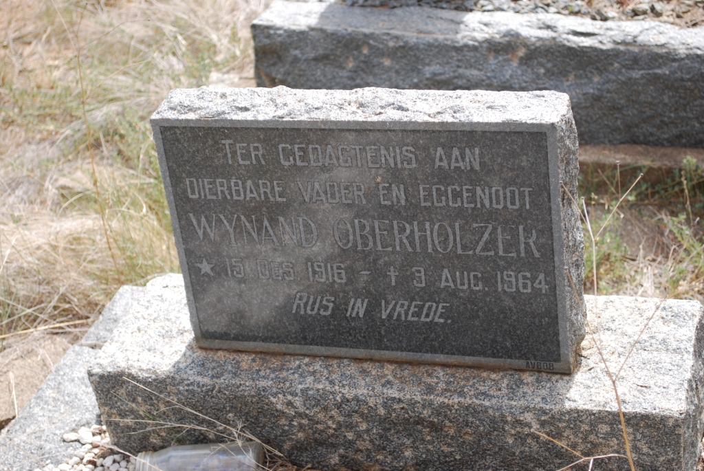 OBERHOLZER Wynand 1916-1964