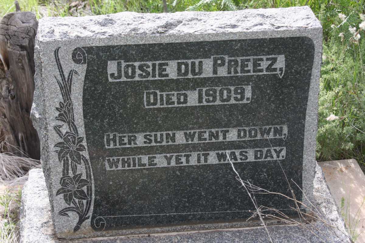 PREEZ Josie, du -1909