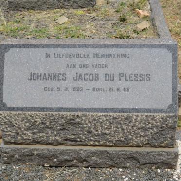 PLESSIS Johannes Jacob, du 1883-1965