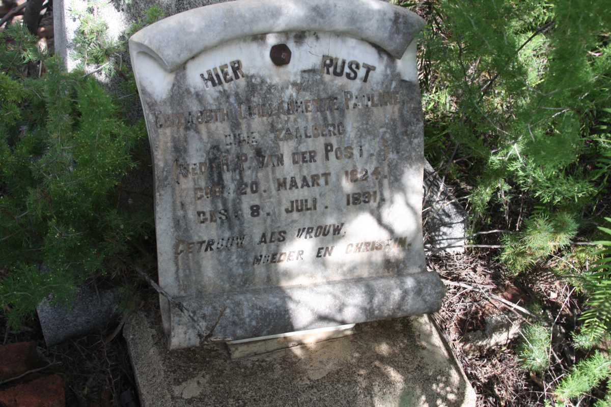 POST P., van der 1824-1891 