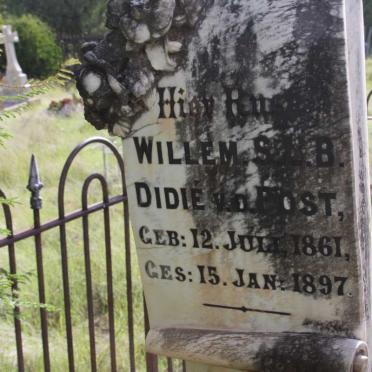 POST Willem S.L.B., v.d. 1861-1897