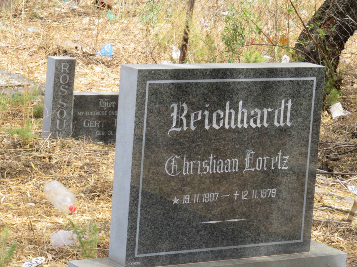 REICHHARDT Christiaan Loretz 1907-1979