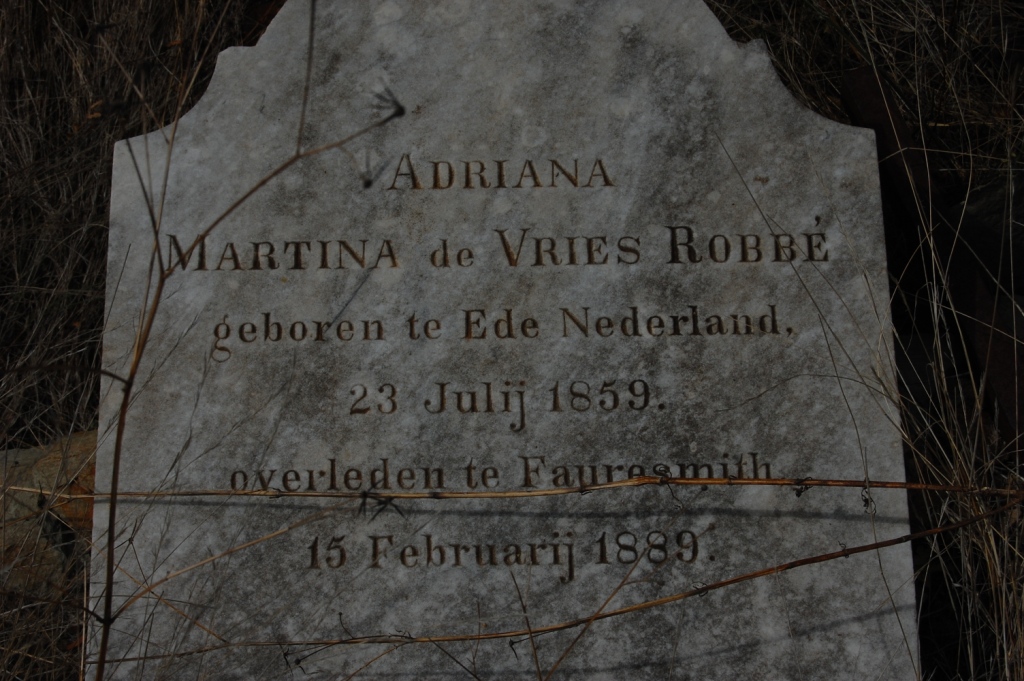 ROBBE Martina de Vries 1859-1889