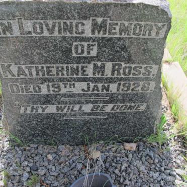 ROSS Katherine M.  -1928