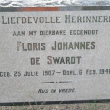 SWARDT Floris Johannes, de 1907-1946