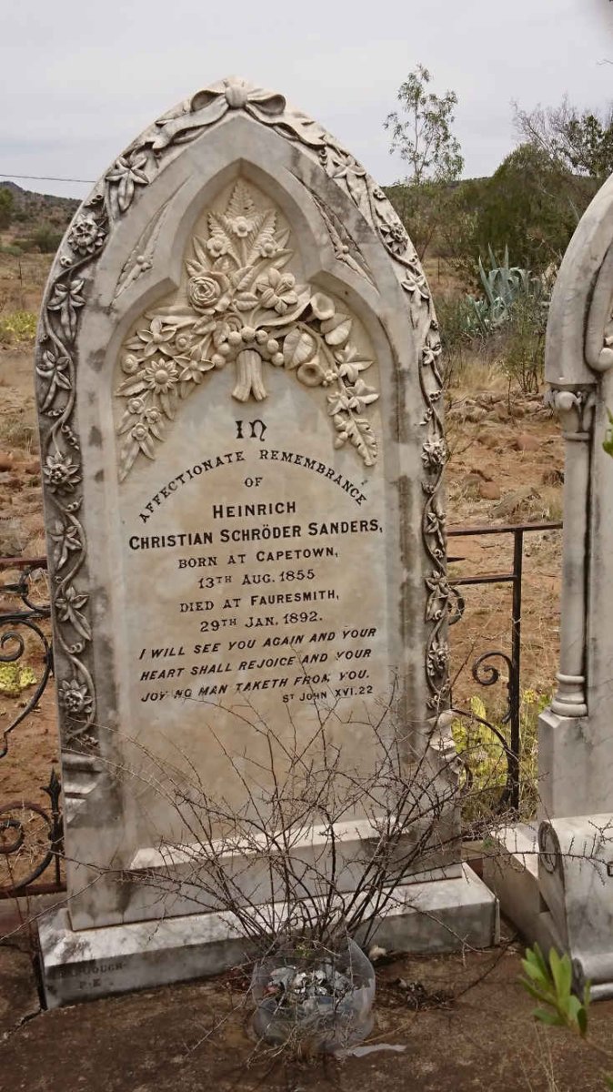 SANDERS Heinrich Christian Schroder 1855-1892