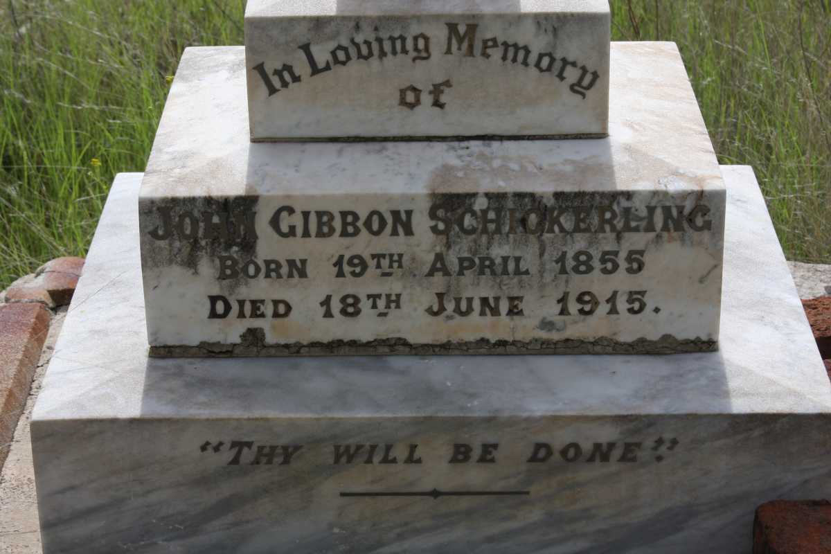 SCHICKERLING Cecilia -1914 :: SCHICKERLING John 1831-1877 :: SCHICKERLING John Gibbon 1855-1915
