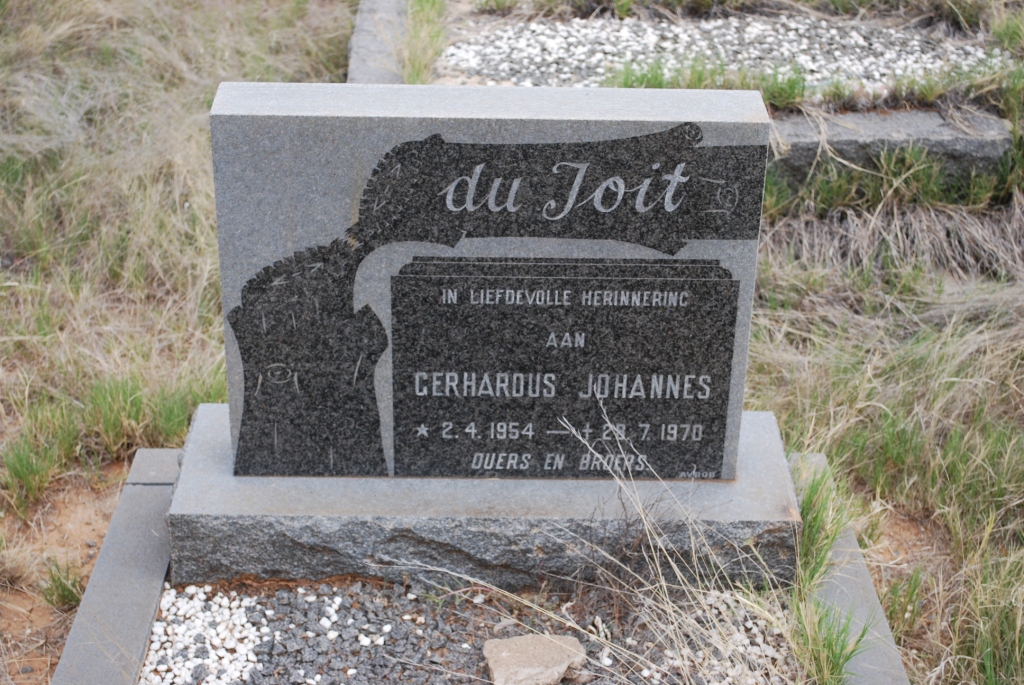 TOIT Gerhardus Johannes, du 1954-1970