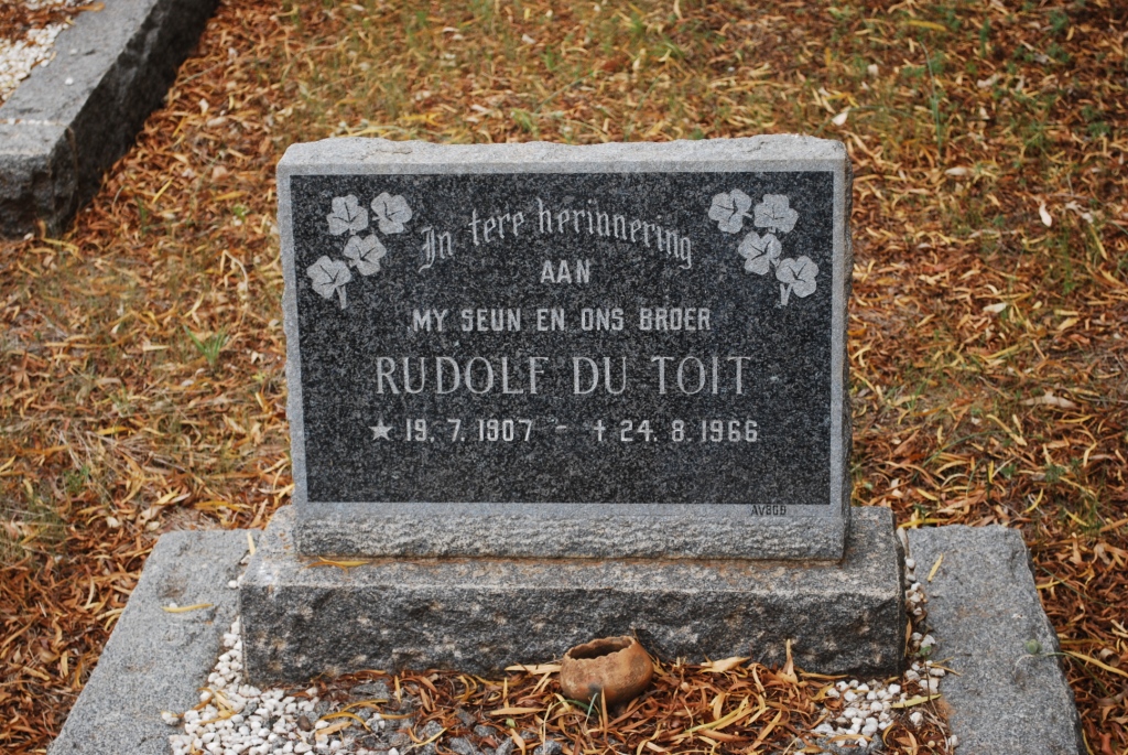 TOIT Rudolf, du 1907-1966