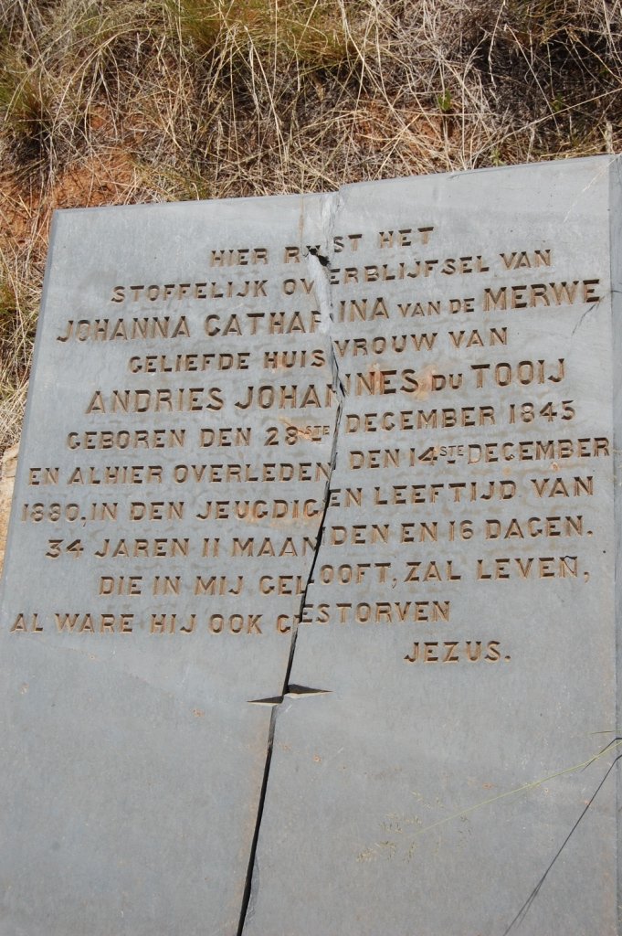 TOOIJ Johanna Catharina, du nee VAN DE MERWE 1845-1880