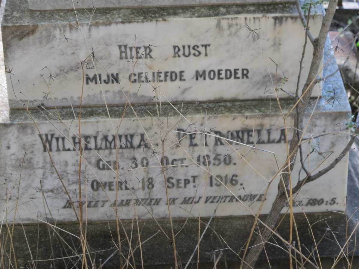 TOIT Wilhelmina Petronella, du 1850-1916