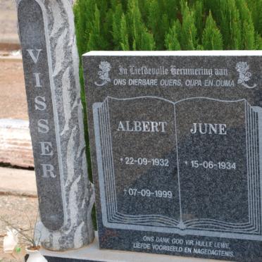 VISSER Albert 1932-1999 &amp; June 1934-