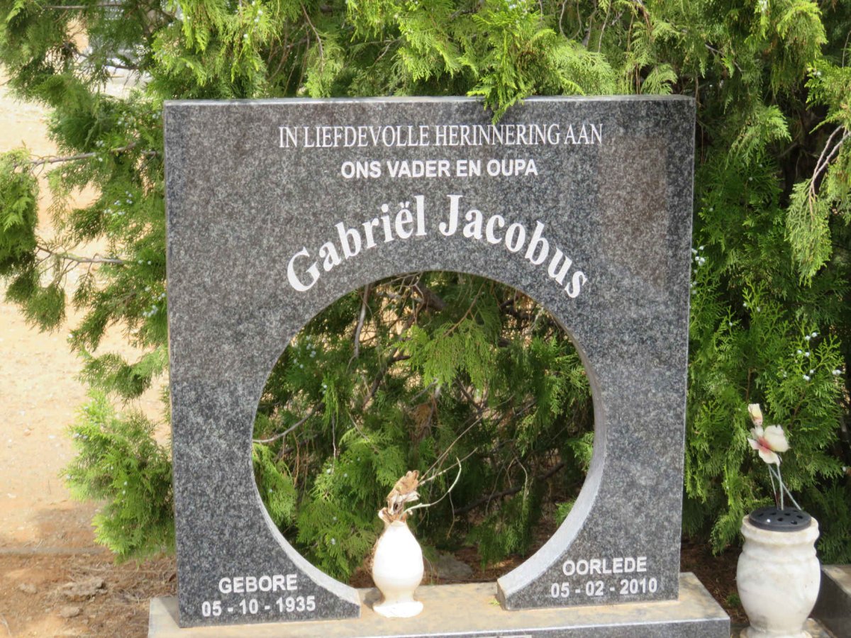 ? Gabriel Jacobus 1935-2010