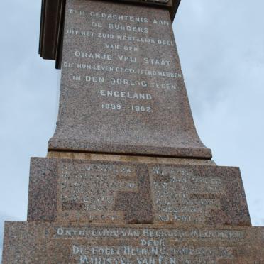 2. Anglo Boer War monument