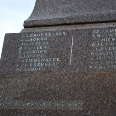 4. Anglo Boer War monument