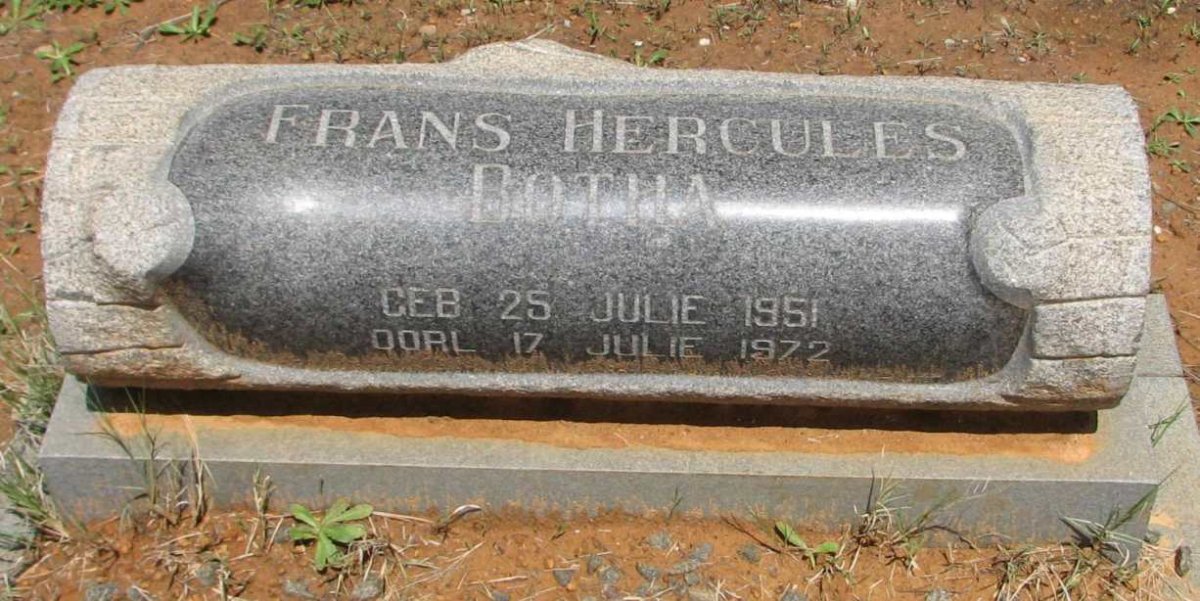 BOTHA Frans Hercules 1951-1972