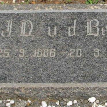 BERG J.D., v.d. 1886-1964