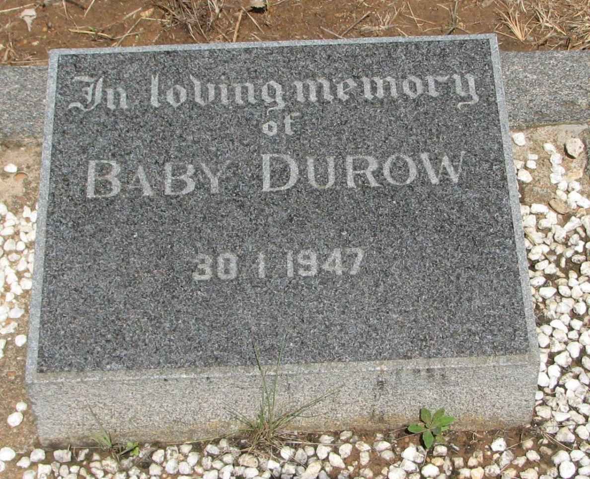 DUROW Baby 1947-1947