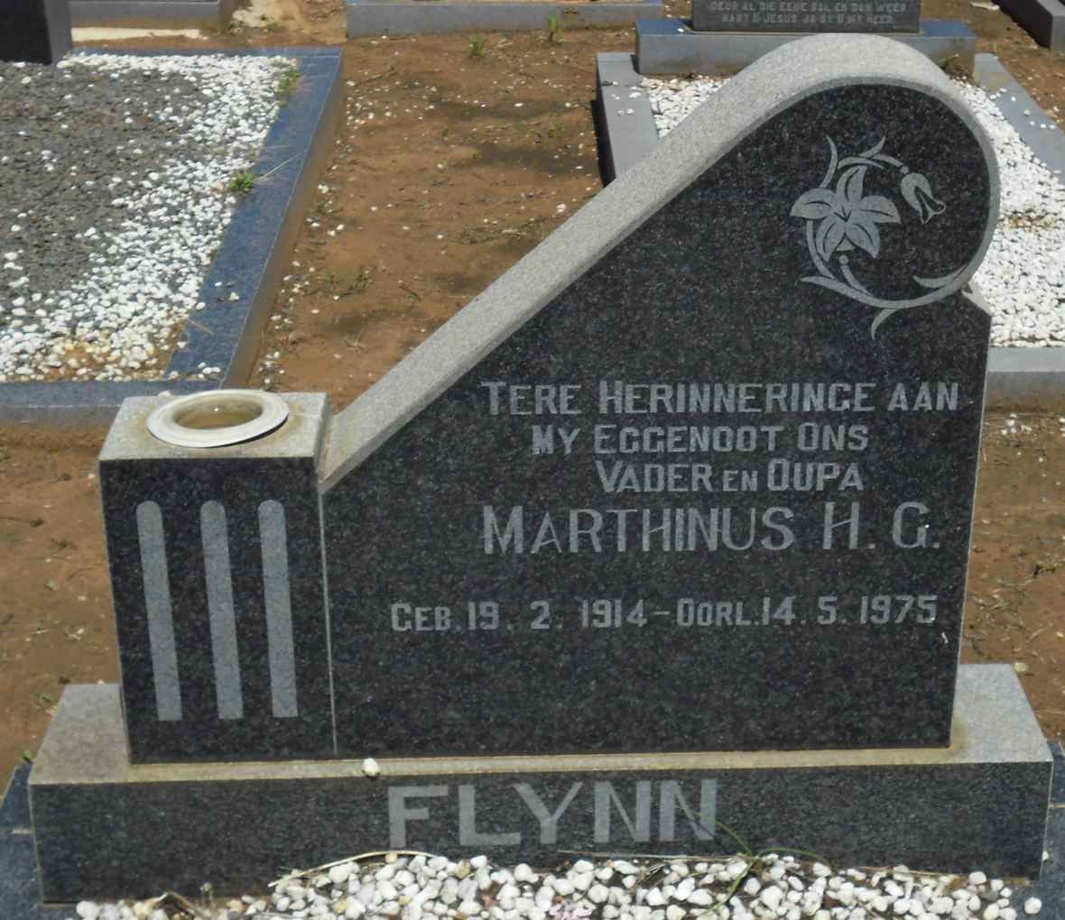 FLYNN Marthinus H.G. 1914-1975