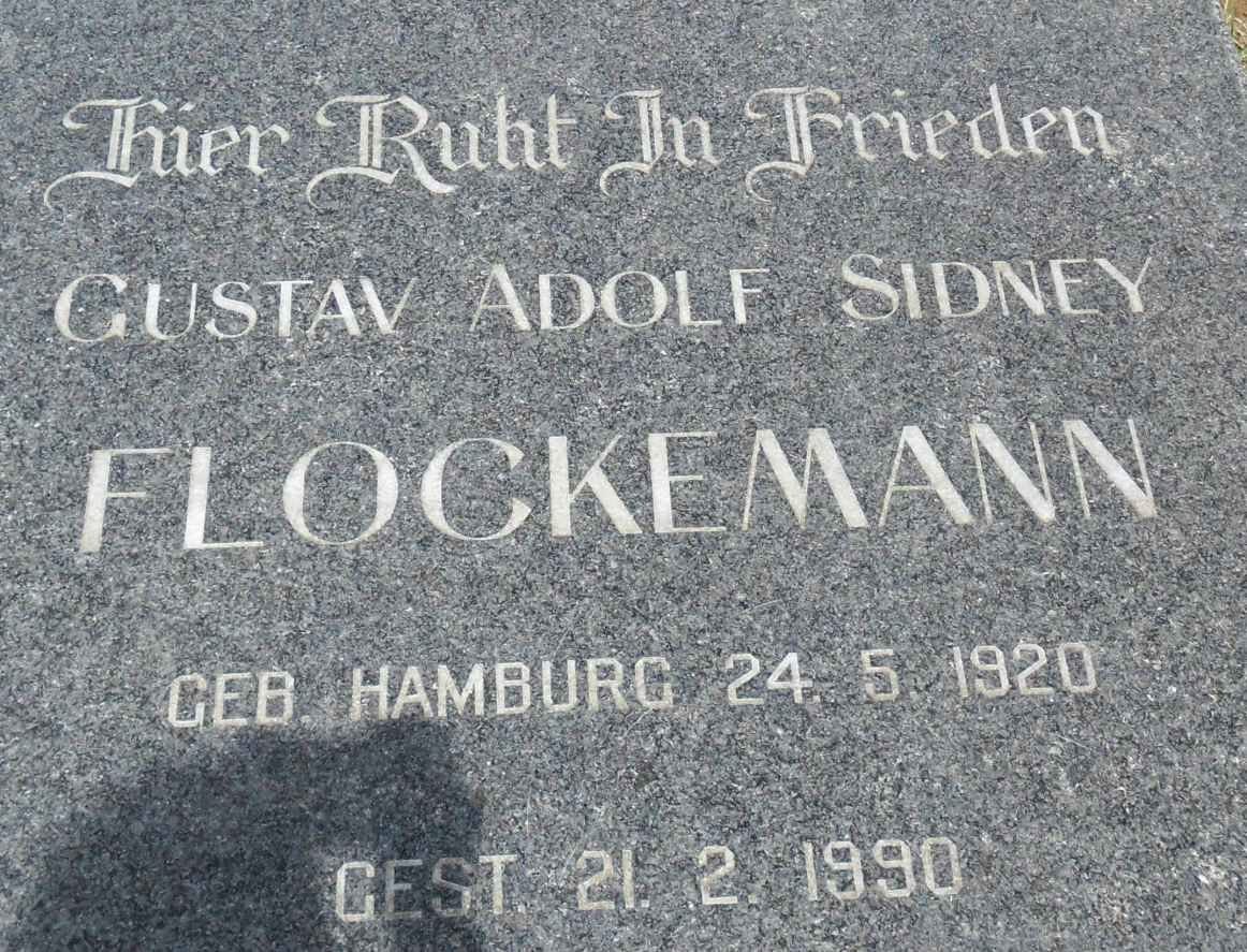FLOCKEMANN Gustav Adolf Sidney 1920-1990