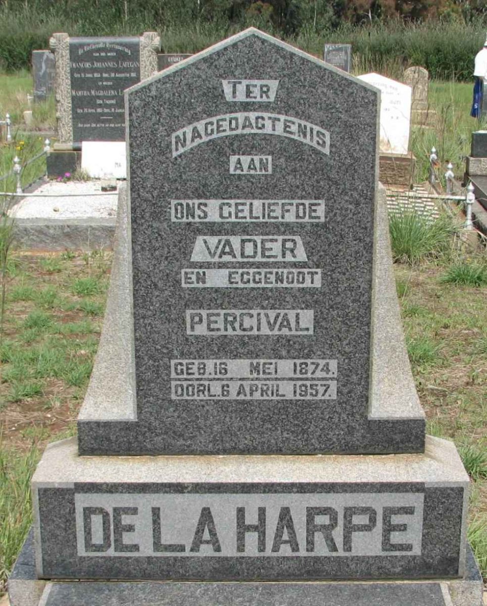 HARPE Percival, de la 1874-1957