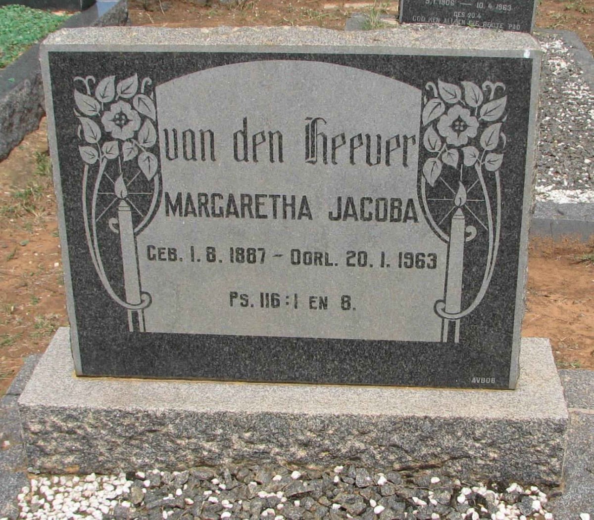 HEEVER Margaretha Jacoba, van den 1887-1963
