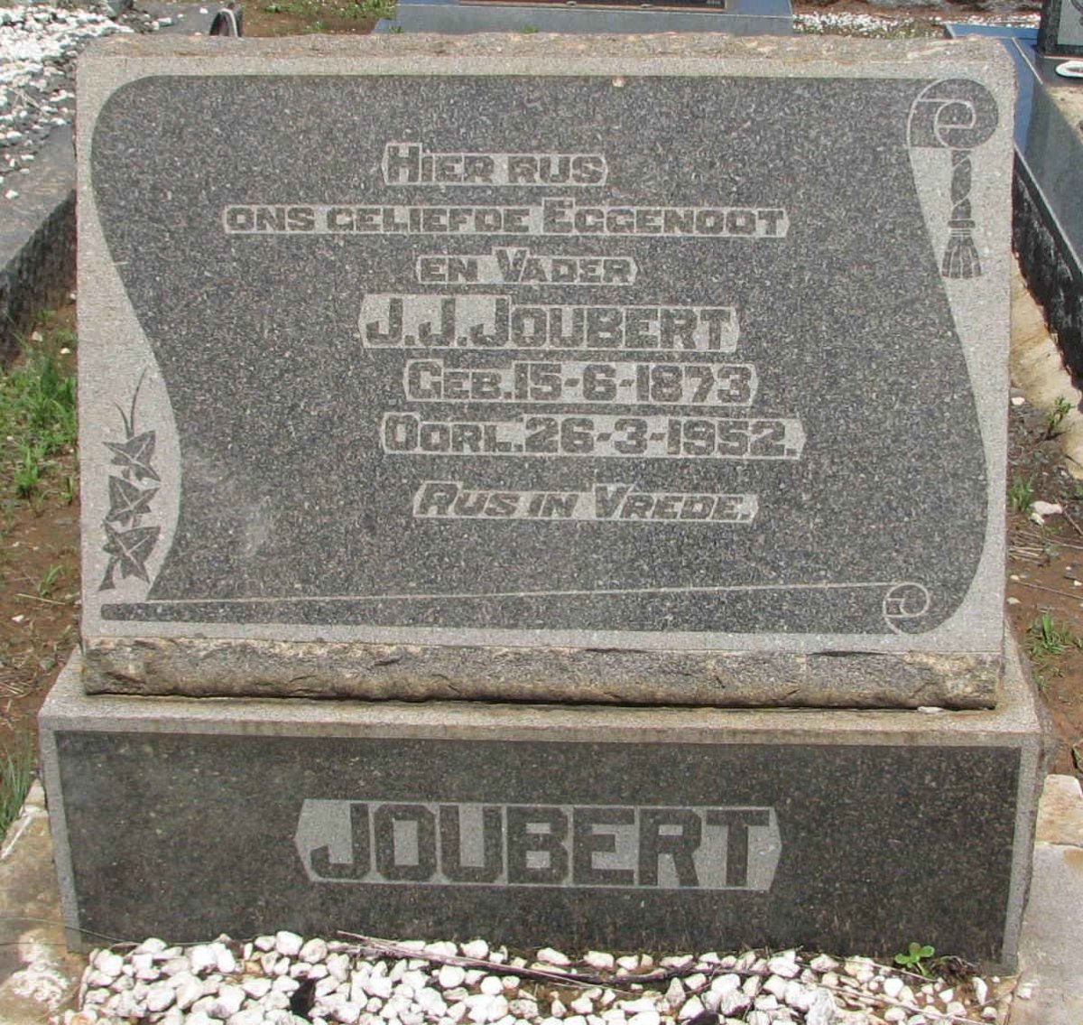JOUBERT J.J. 1873-1952