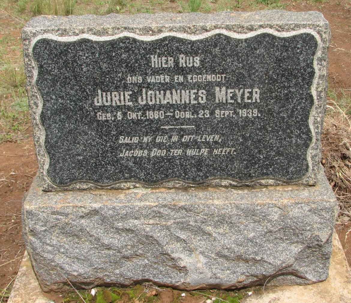 MEYER Jurie Johannes 1860-1939