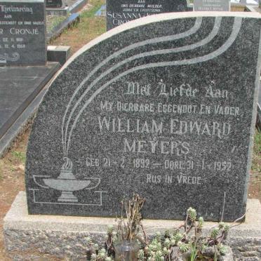 MEYERS William Edward 1892-1952