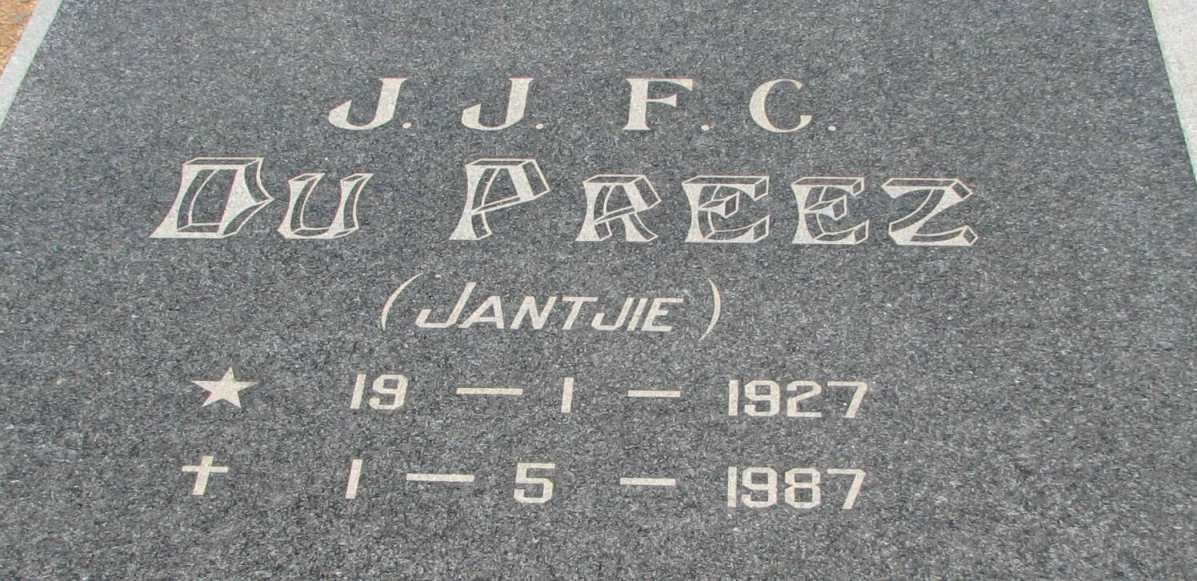 PREEZ J.J.F.C., du 1927-1987