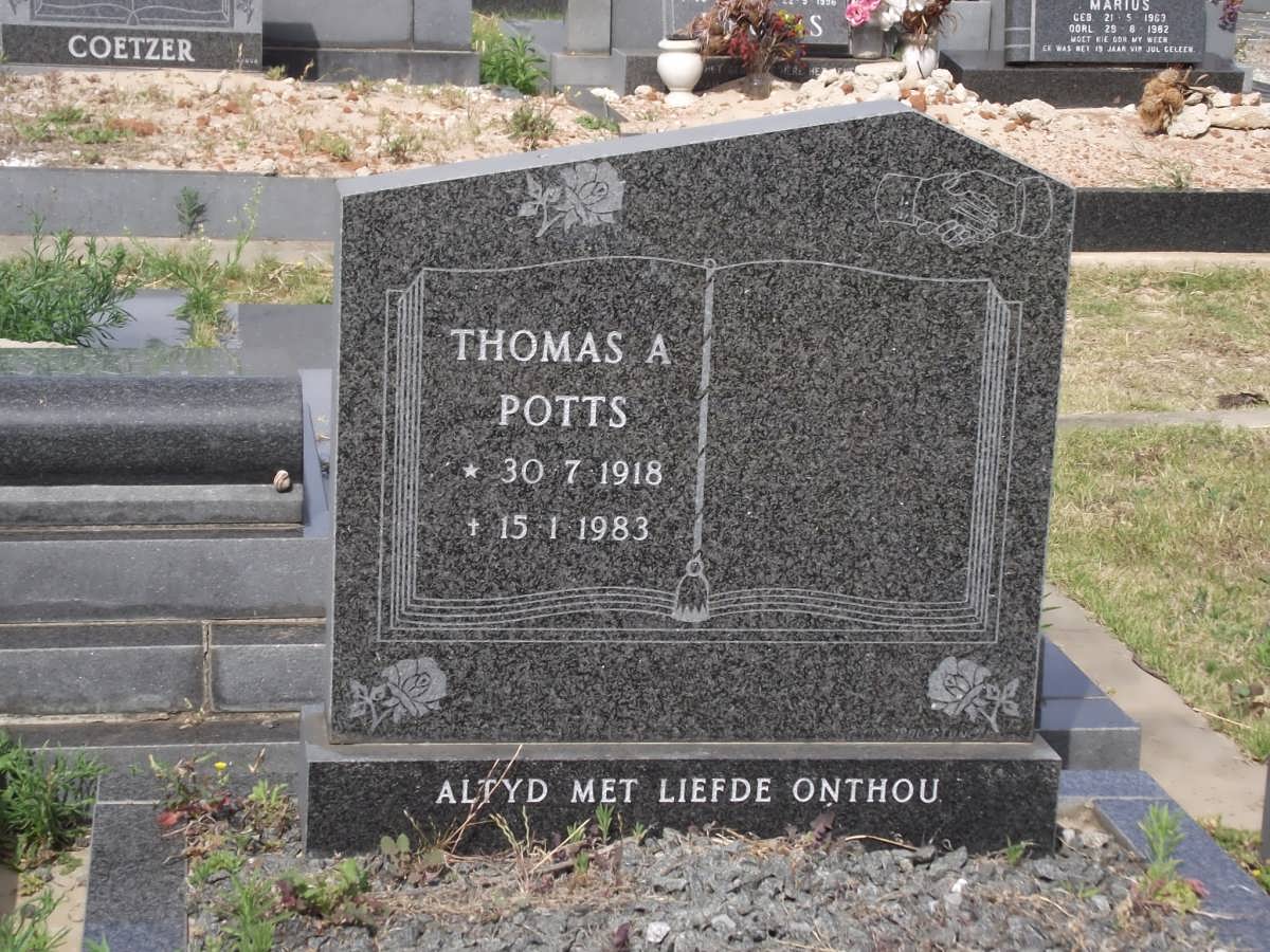 POTTS Thomas A. 1918-1983