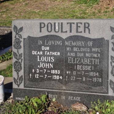 POULTER Louis John 1893-1984 &amp; Elizabeth 1894-1978
