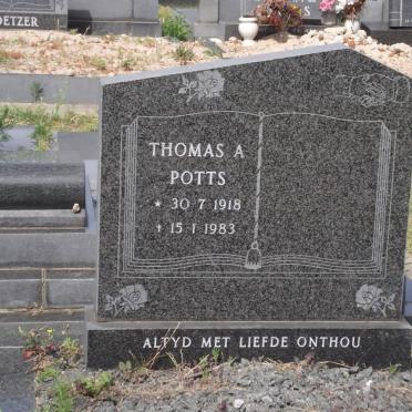 POTTS Thomas A. 1918-1983